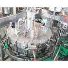 آلة تعبئة زجاجات الجعة الأوتوماتيكية بنظام التحكم في ضغط ثاني أكسيد الكربون